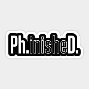 Ph inishe D Sticker